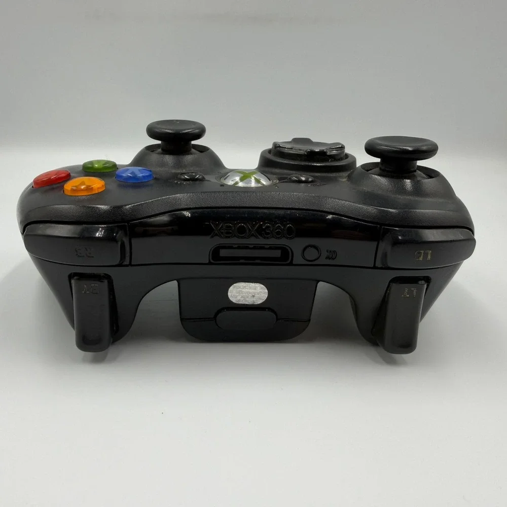 Microsoft Xbox 360 Wireless Controller Black OEM Gamepad Model 1403